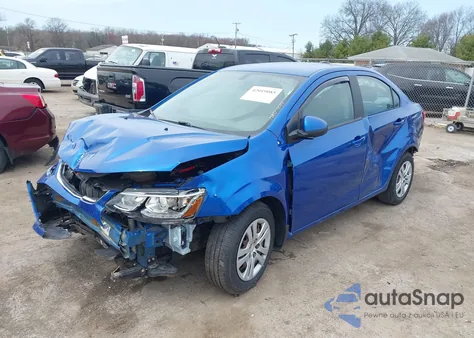 2017 Chevrolet Sonic Ls Auto из США, поврежденный, VIN 1G1JB5SH0H4154624